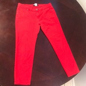 Red Cigarette Pants